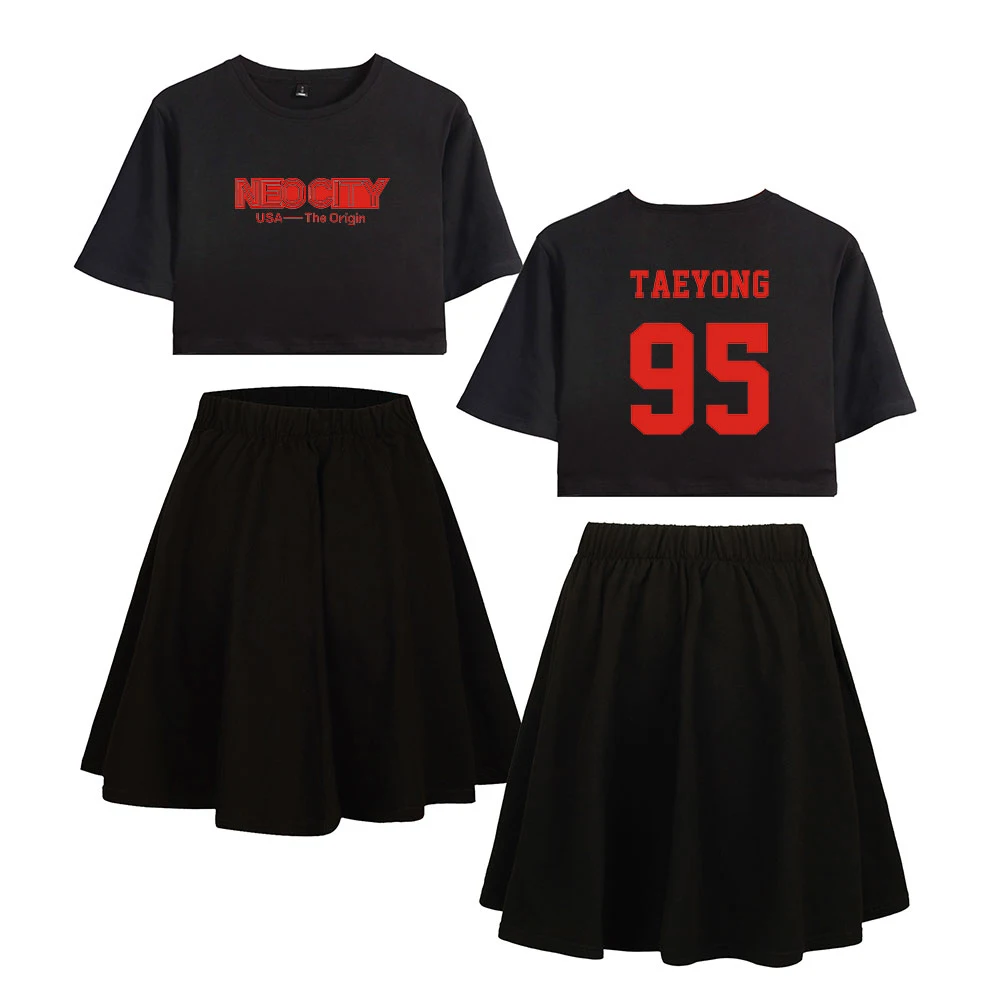 Nct 127 Kpop Women Two Piece Set Fashion Summer Short Sleeve Crop Top+Skirt 2019 New Arrival Hot Sale Trendy Streetwear Clothes
Nct 127 Kpop Women Two Piece Set Fashion Summer Short Sleeve Crop Top+Skirt 2019 New Arrival Hot Sale Trendy Streetwear Clothes