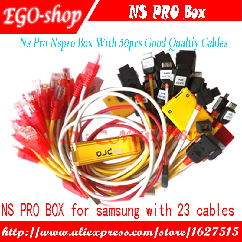 Gsmjustoncct NS Pro коробка с 30 кабелями для Samsung сотовых телефонов разблокировка ремонт