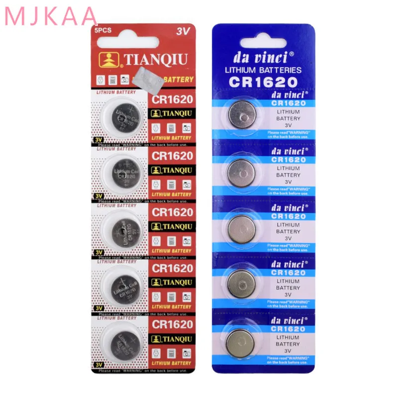 10pcs/pack CR1620 Button Batteries ECR1620 DL1620 5009LC Cell Coin Lithium Battery 3V CR 1620 for Watch Electronic Toy Remote
10pcs/pack CR1620 Button Batteries ECR1620 DL1620 5009LC Cell Coin Lithium Battery 3V CR 1620 for Watch Electronic Toy Remote