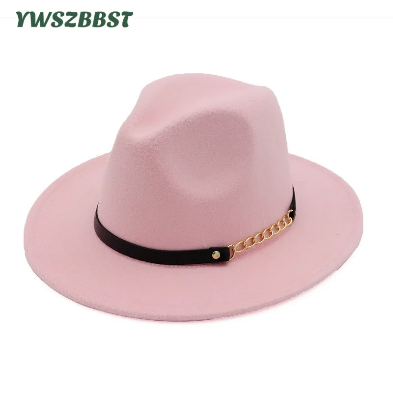 Elegant Wide Brim Winter Hats For Women British Style Belt Buckle Felt Trilby Hat Jazz Vintage Wool Fedoras Chapeu Feminino
Elegant Wide Brim Winter Hats For Women British Style Belt Buckle Felt Trilby Hat Jazz Vintage Wool Fedoras Chapeu Feminino