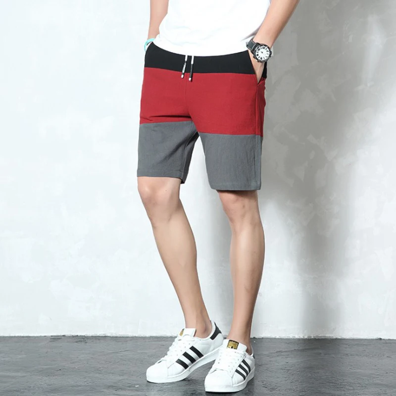 High Quality Summer Cotton Beach Shorts Youth Personality Contrast Color Stitching Five Pants Men Street Wind Outdoor Shorts XXL
High Quality Summer Cotton Beach Shorts Youth Personality Contrast Color Stitching Five Pants Men Street Wind Outdoor Shorts XXL