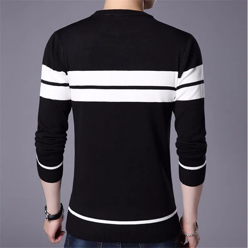 New Fashion Striped Men Sweater Pullover Mens Casual Knitted Sweaters Tops Man O-neck Collar Slim Fit Sweater
New Fashion Striped Men Sweater Pullover Mens Casual Knitted Sweaters Tops Man O-neck Collar Slim Fit Sweater