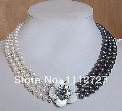 Free Shipping New Natural Jewellery Beads 7-8mm White Black Akoya Cultured Pearl Necklace Wholesale Price
Free Shipping New Natural Jewellery Beads 7-8mm White Black Akoya Cultured Pearl Necklace Wholesale Price