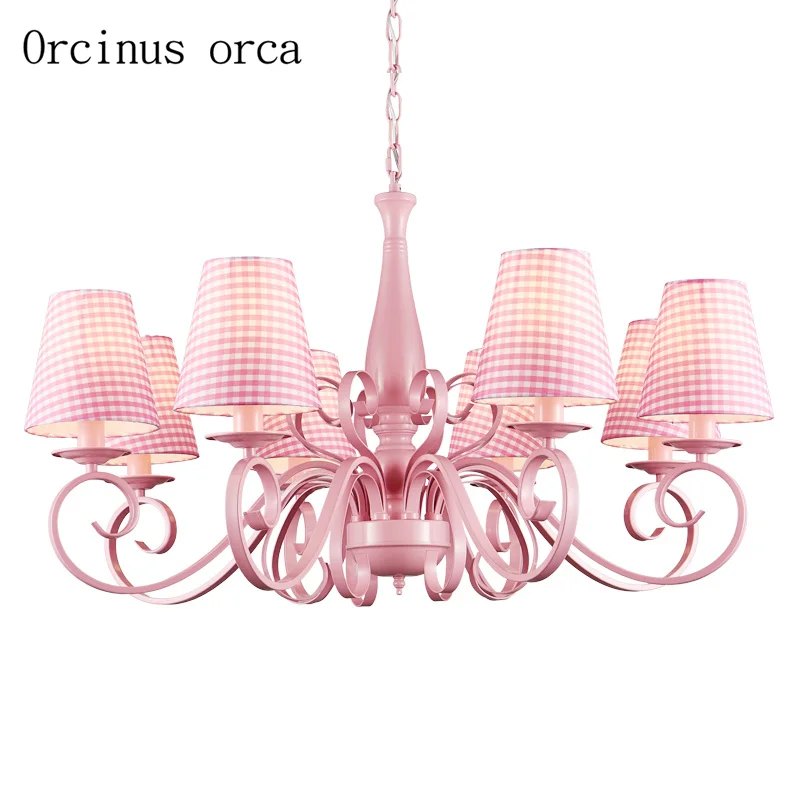 Modern simple pink cute chandelier Girl Princess bedroom children's room lamp American Pastoral creative iron pendant lamp
Modern simple pink cute chandelier Girl Princess bedroom children's room lamp American Pastoral creative iron pendant lamp