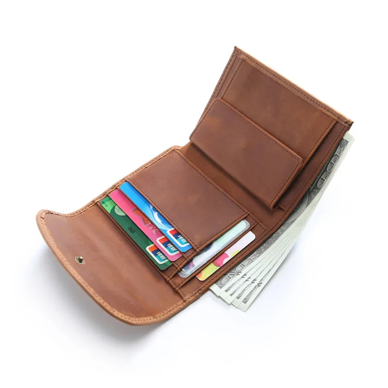 Vintage Genuine Leather Men Wallet Mini Women Small Card Holder Short Purses With Coin Proket Cowhide Money Bag Cartera
Vintage Genuine Leather Men Wallet Mini Women Small Card Holder Short Purses With Coin Proket Cowhide Money Bag Cartera