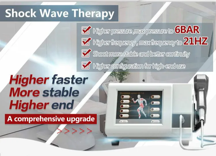 Portable On promotion high power Pressure Shockwave Therapy Equipment Pneumatic acoustic shock wave machine with 6BAR
Portable On promotion high power Pressure Shockwave Therapy Equipment Pneumatic acoustic shock wave machine with 6BAR