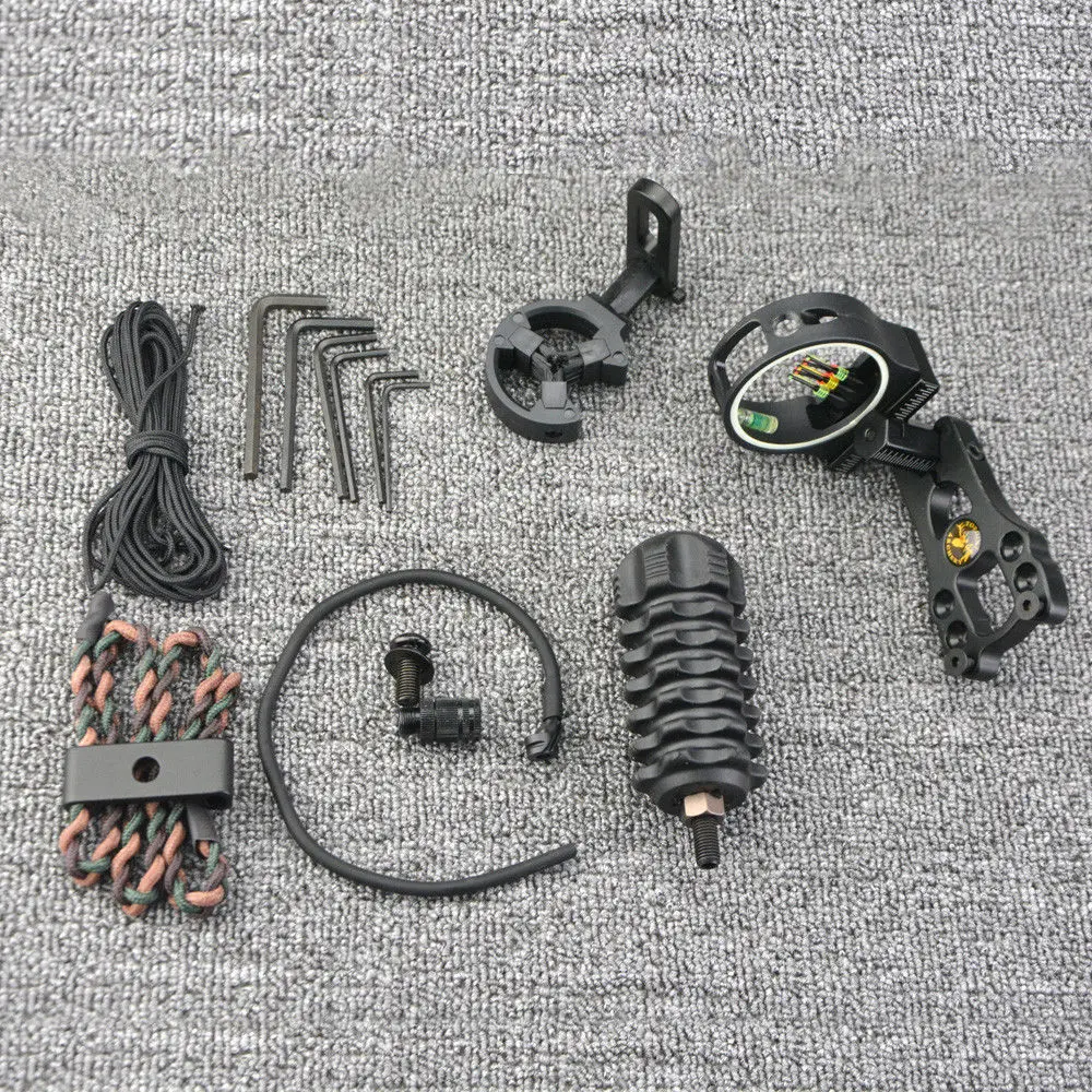 1 Set Archery Compound Bow Sight kit Stabilizer Peep Sight Arrow Rest Sling D Loop
1 Set Archery Compound Bow Sight kit Stabilizer Peep Sight Arrow Rest Sling D Loop