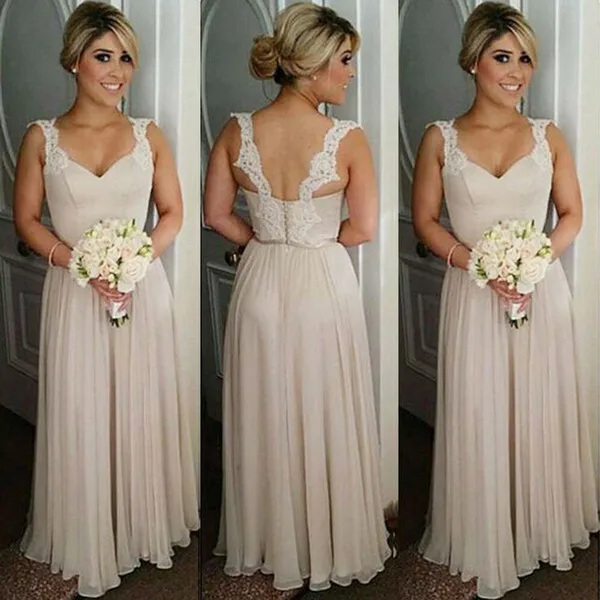 Chiffon Bridesmaids Dresses Lace Straps Long Wedding Party Guest Gowns Plus Size vestidos de fiesta de noche madrinha
Chiffon Bridesmaids Dresses Lace Straps Long Wedding Party Guest Gowns Plus Size vestidos de fiesta de noche madrinha