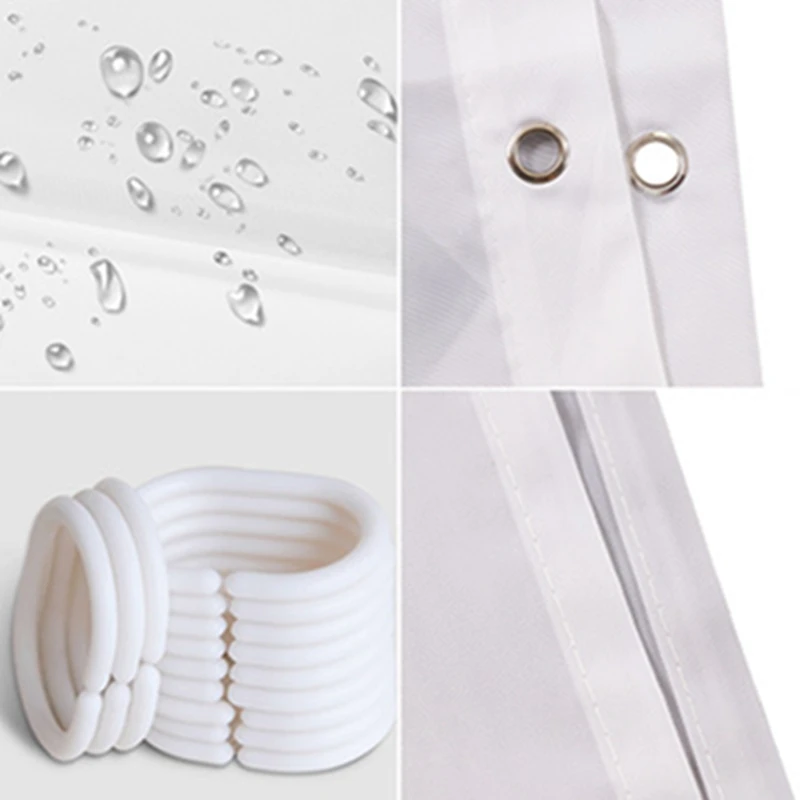 Shower Curtain Polyester Waterproof Mildew European Striped Simple Printed Bathroom Partition Shower Curtain Send Hooks 1.8*1.8m
Shower Curtain Polyester Waterproof Mildew European Striped Simple Printed Bathroom Partition Shower Curtain Send Hooks 1.8*1.8m