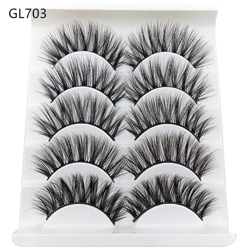 New 5 Pairs Handmade Soft Fluffy 3D Mink Hair False Eyelashes Natural Long Lashes Eye Makeup Tools Faux Eye Lashes Extension 20#
New 5 Pairs Handmade Soft Fluffy 3D Mink Hair False Eyelashes Natural Long Lashes Eye Makeup Tools Faux Eye Lashes Extension 20#