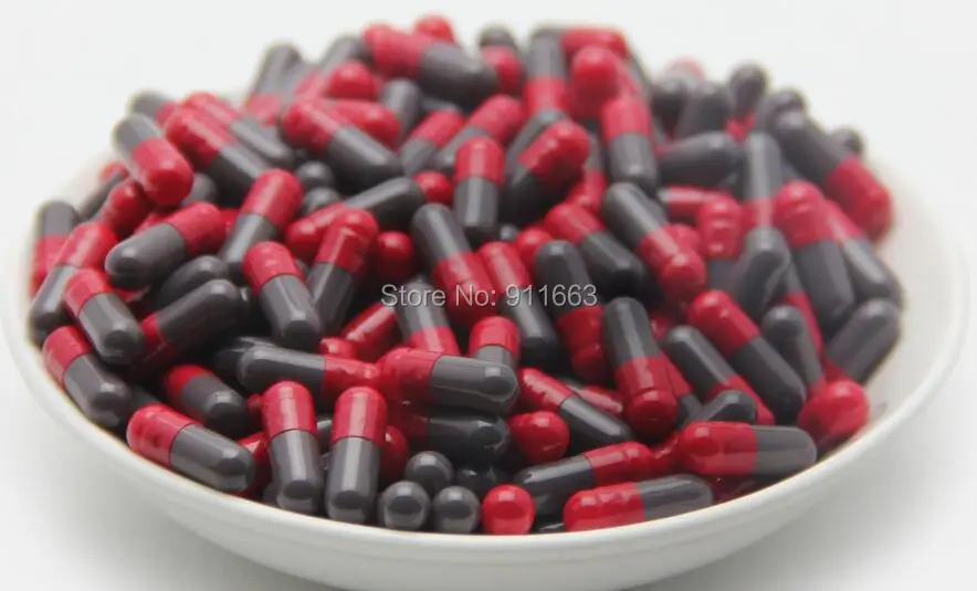3# 250pcs!Red-Grey Colored Empty Capsules,Hard Gelatin Empty Capsules sizes 3!(Joined or seperated capsules available!)
3# 250pcs!Red-Grey Colored Empty Capsules,Hard Gelatin Empty Capsules sizes 3!(Joined or seperated capsules available!)