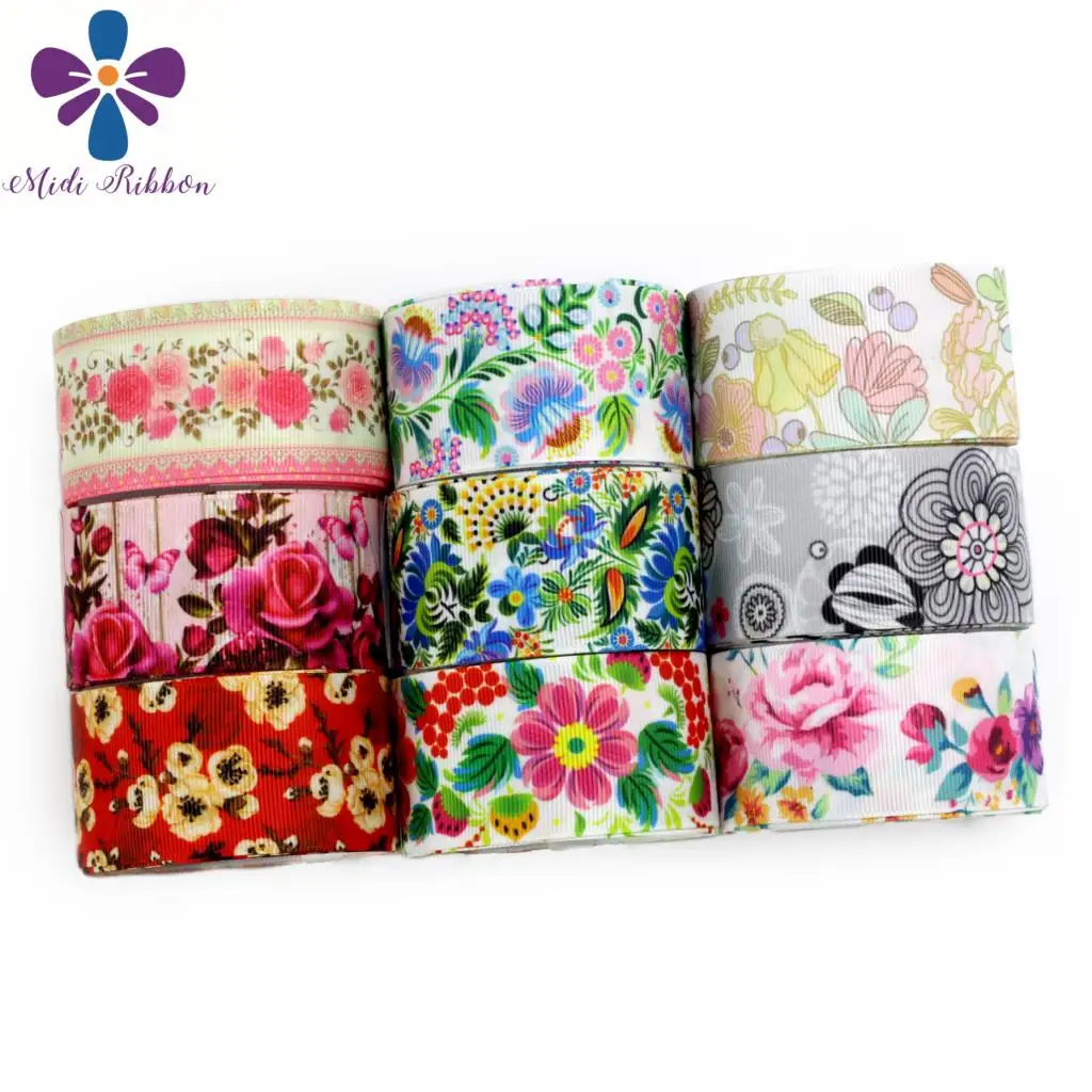 16mm-75mm Flower Series Watercolor Flora Printed Grosgrain/Elastic Ribbon DIY Valentine's Day Wedding Decor Hair Tie 50yards/lot
16mm-75mm Flower Series Watercolor Flora Printed Grosgrain/Elastic Ribbon DIY Valentine's Day Wedding Decor Hair Tie 50yards/lot