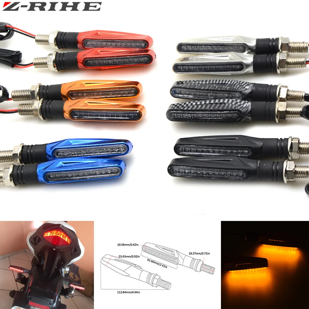 2pcs/lot Flowing 12 LED Motorcycle Turn Signal Lights Universal Motorcycle Motorbike Indicator Blinker Moto Amber Signal Lamp
2pcs/lot Flowing 12 LED Motorcycle Turn Signal Lights Universal Motorcycle Motorbike Indicator Blinker Moto Amber Signal Lamp