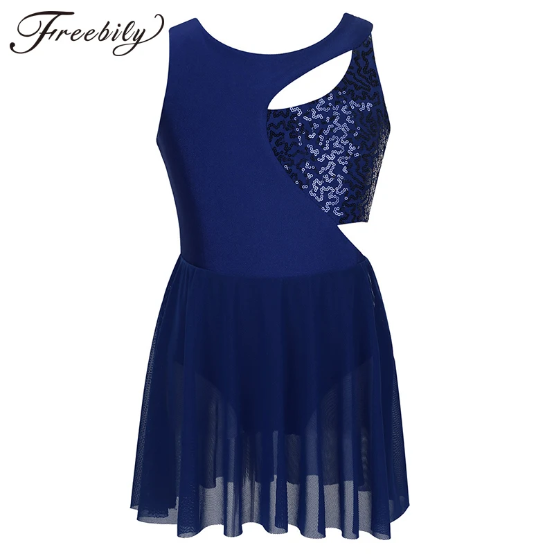 Kids Girls Asymmetrical Sequins Figure Ice Skating Dress Ballet Gymnastics Leotard Ballroom Children Lyrical Dance Costumes
Kids Girls Asymmetrical Sequins Figure Ice Skating Dress Ballet Gymnastics Leotard Ballroom Children Lyrical Dance Costumes
