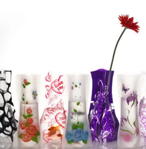 12*27cm Creative Clear Eco-friendly Foldable Folding Flower PVC Vase Unbreakable Reusable Home Wedding Party Decoration SL4129
12*27cm Creative Clear Eco-friendly Foldable Folding Flower PVC Vase Unbreakable Reusable Home Wedding Party Decoration SL4129