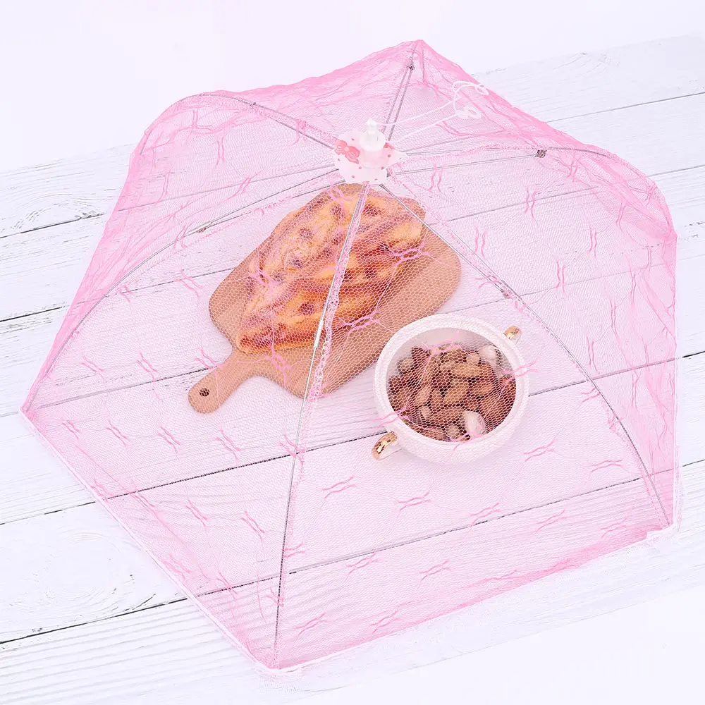 NEW 65CM Household Gauze Food Cover Umbrella Style Picnic Anti Fly Mosquito Tent Meal Cover Table Mesh Cover Kitchen Accessories 
NEW 65CM Household Gauze Food Cover Umbrella Style Picnic Anti Fly Mosquito Tent Meal Cover Table Mesh Cover Kitchen Accessories