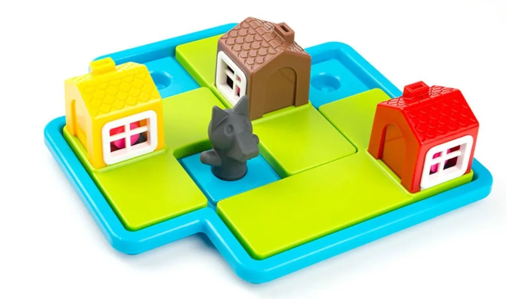 Three Little Piggies Child Smart Hide&Seek Board Games 48 Challenge with Solution Games IQ Training Toys For Children block toys
Three Little Piggies Child Smart Hide&Seek Board Games 48 Challenge with Solution Games IQ Training Toys For Children block toys