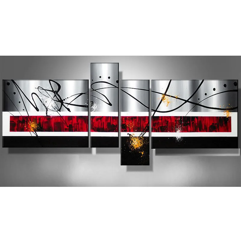 Unframed Fashion 4 Plane Abstract Wall Art Canvas Painting 100% Hand Painted Oil Paintings Home Living Room Home Decoration
Unframed Fashion 4 Plane Abstract Wall Art Canvas Painting 100% Hand Painted Oil Paintings Home Living Room Home Decoration