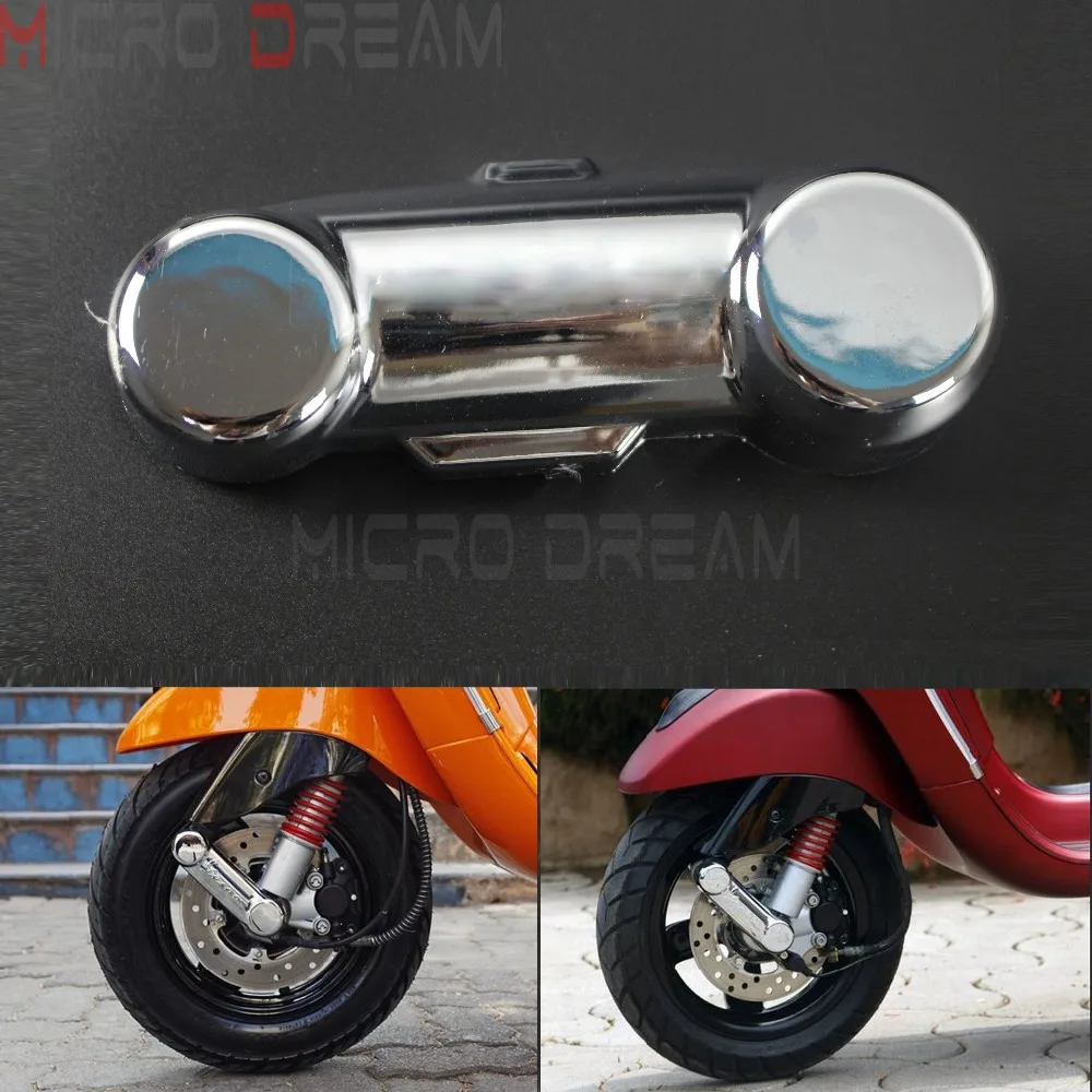 Хром скутер 20 мм передние вилки подвеска Крышка для Vespa PX 125 150 200 1981 2000 LML STAR 2 4 ход| |