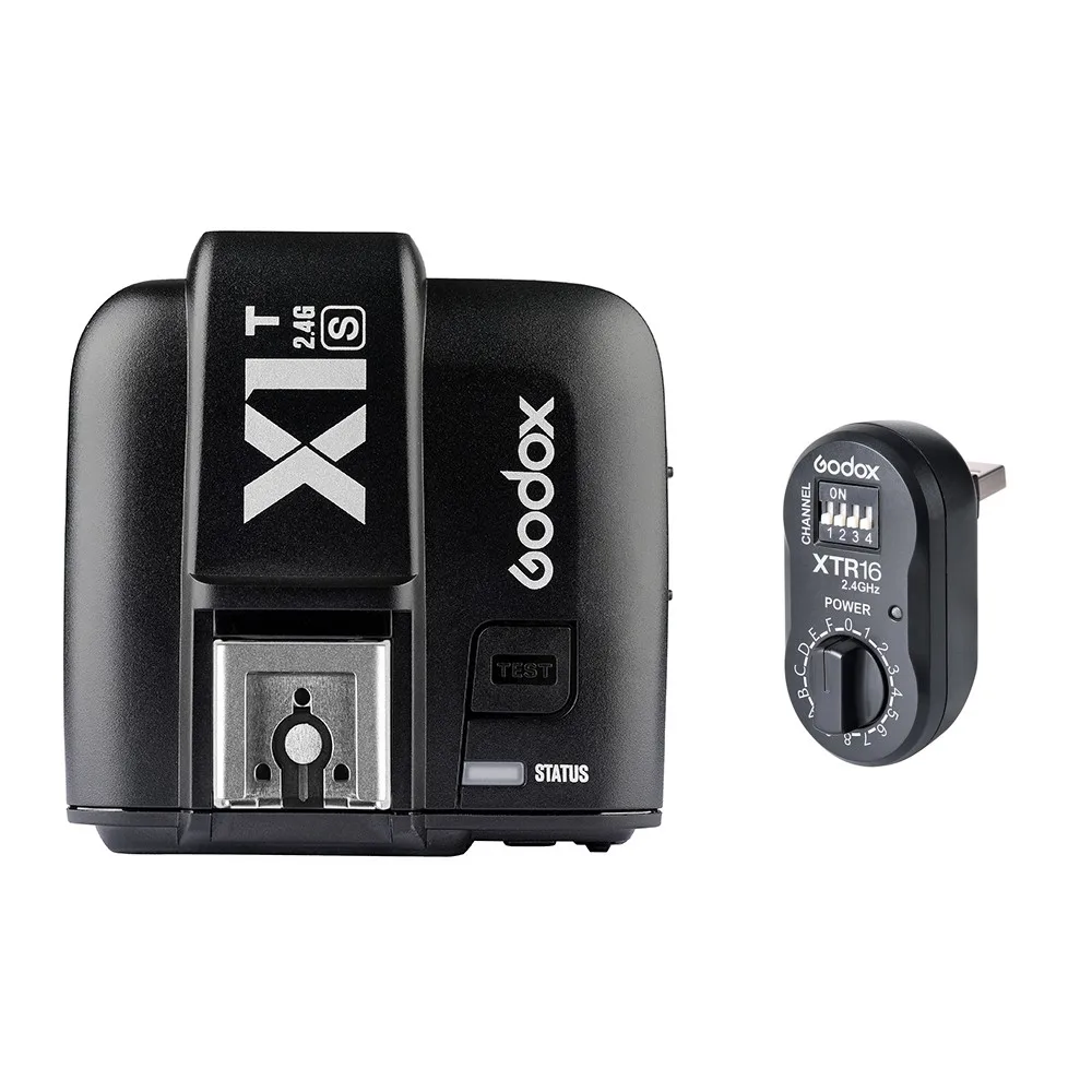 Godox TTL X1T-S + XTR-16 2.4G Wireless Studio Flash Trigger or Speedlite for AD360 AD180 DE300
Godox TTL X1T-S + XTR-16 2.4G Wireless Studio Flash Trigger or Speedlite for AD360 AD180 DE300