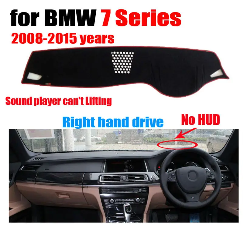 Car dashboard covers mat for BMW New 7 Series No HUD 2008-2015 years Right hand drive dashmat pad dash cover auto accessories
Car dashboard covers mat for BMW New 7 Series No HUD 2008-2015 years Right hand drive dashmat pad dash cover auto accessories