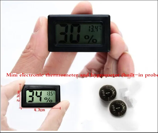10PCS Digital Thermometer Hygrometer Moisture meter Temperature Humidity Meter Fridge Freezer -50-70C 10%RH~99%RH
10PCS Digital Thermometer Hygrometer Moisture meter Temperature Humidity Meter Fridge Freezer -50-70C 10%RH~99%RH