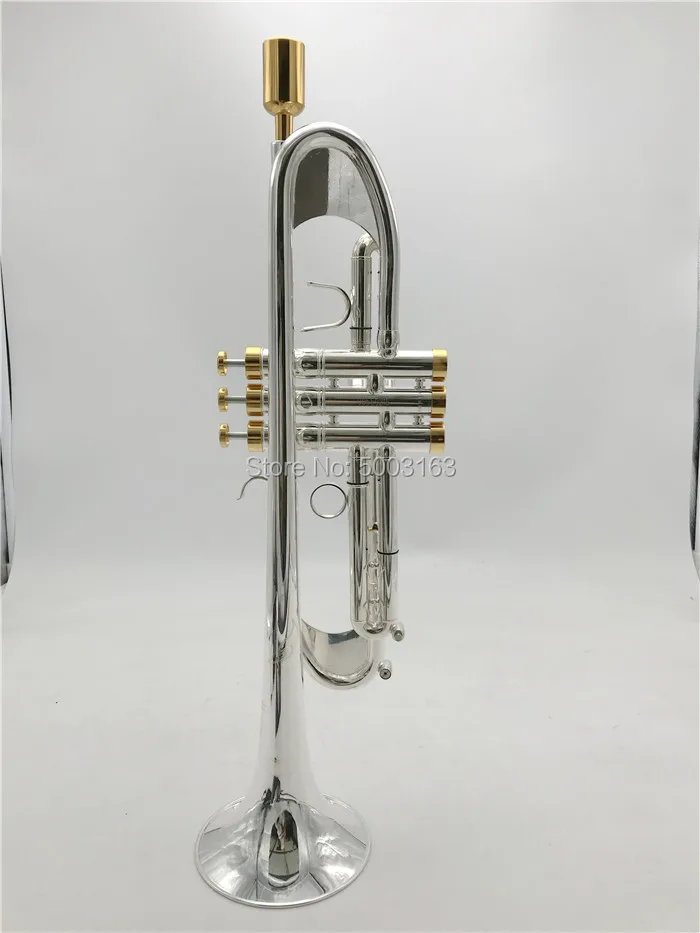 

BULUKE New Trumpet 190S-77 Music instrument Bb flat trumpet Grading preferred Slivered plated trumpet professional performance