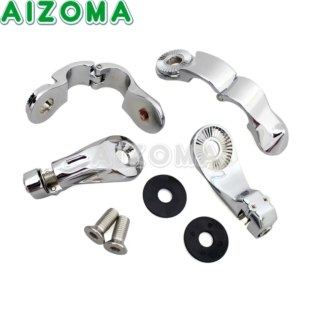 Chrome Motorcycle Short Angled Stainless Steel Footpeg 1.25"Tube Engine Guards Foot Pegs Clamp Foot Rest Mount For Harley Suzuki
Chrome Motorcycle Short Angled Stainless Steel Footpeg 1.25"Tube Engine Guards Foot Pegs Clamp Foot Rest Mount For Harley Suzuki