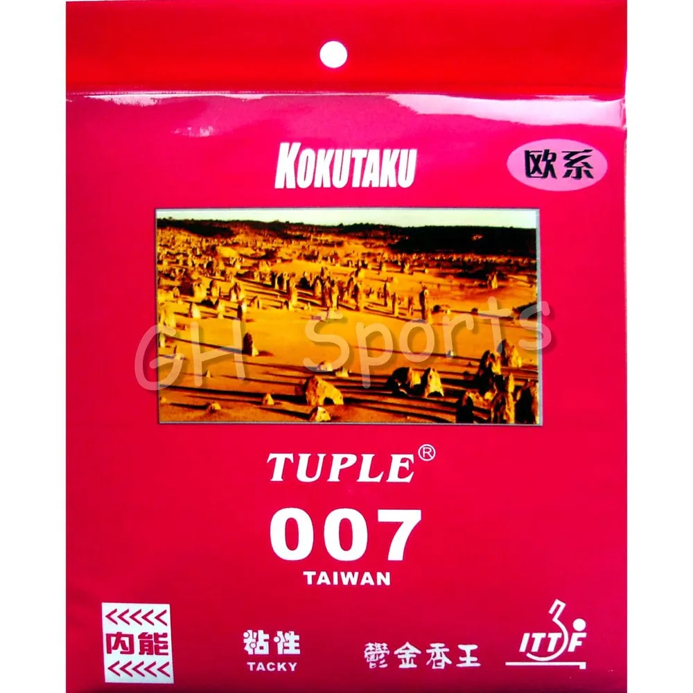 KOKUTAKU TUPLE 007 (TENSION) Tacky Pips-in настольный теннис (PingPong) резиновый с губкой | Спорт и
