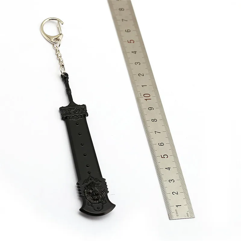 Game NieR:Automata Keychain 2B Sister Weapon Key Ring Holder Black Metal Pendant Porte Clef Men Gift llavero Chaveiro HF12789
Game NieR:Automata Keychain 2B Sister Weapon Key Ring Holder Black Metal Pendant Porte Clef Men Gift llavero Chaveiro HF12789