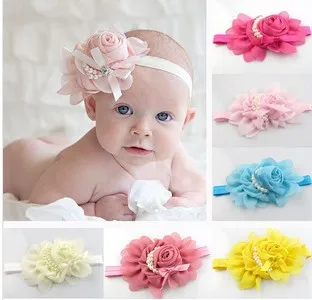 22 color for choose Kids Child Hair Accessories Pearl Rose Flower Headwear Stretchy Hair Band Headband A054
22 color for choose Kids Child Hair Accessories Pearl Rose Flower Headwear Stretchy Hair Band Headband A054