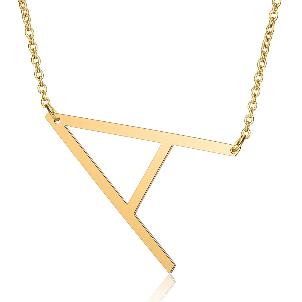 Letter Necklaces Alphabet Initial Pendants Necklace Gold Color Stainless Steel Choker Necklace for Women Jewelry
Letter Necklaces Alphabet Initial Pendants Necklace Gold Color Stainless Steel Choker Necklace for Women Jewelry