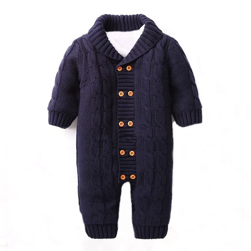 Baby Romper Thick Fleece Warm Cardigan Newborn Winter Knitted Sweater Infant's Jumpsuit Kids Girls Boys Outwear Overalls 0-24M
Baby Romper Thick Fleece Warm Cardigan Newborn Winter Knitted Sweater Infant's Jumpsuit Kids Girls Boys Outwear Overalls 0-24M