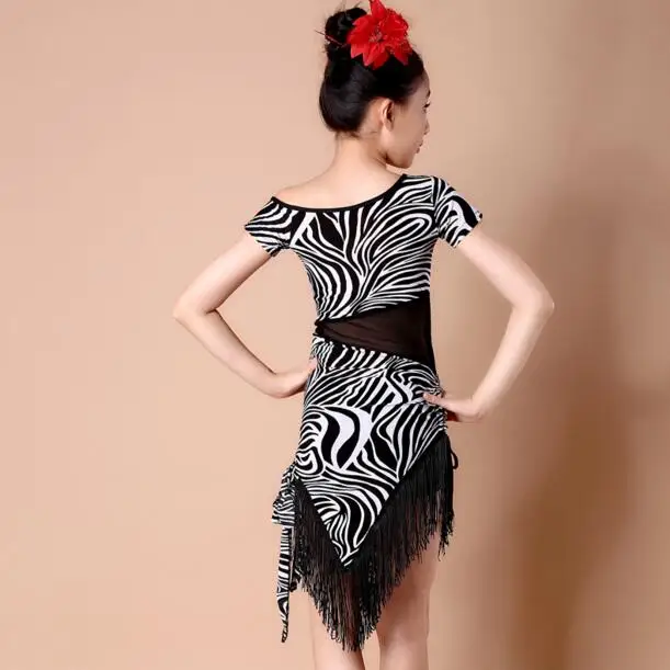 Girl Leopard Zebra Fringe Latin Dance Dress For Girls Tassel Salsa Child Kids Ballroom Samba Dresses Tango Costume
Girl Leopard Zebra Fringe Latin Dance Dress For Girls Tassel Salsa Child Kids Ballroom Samba Dresses Tango Costume