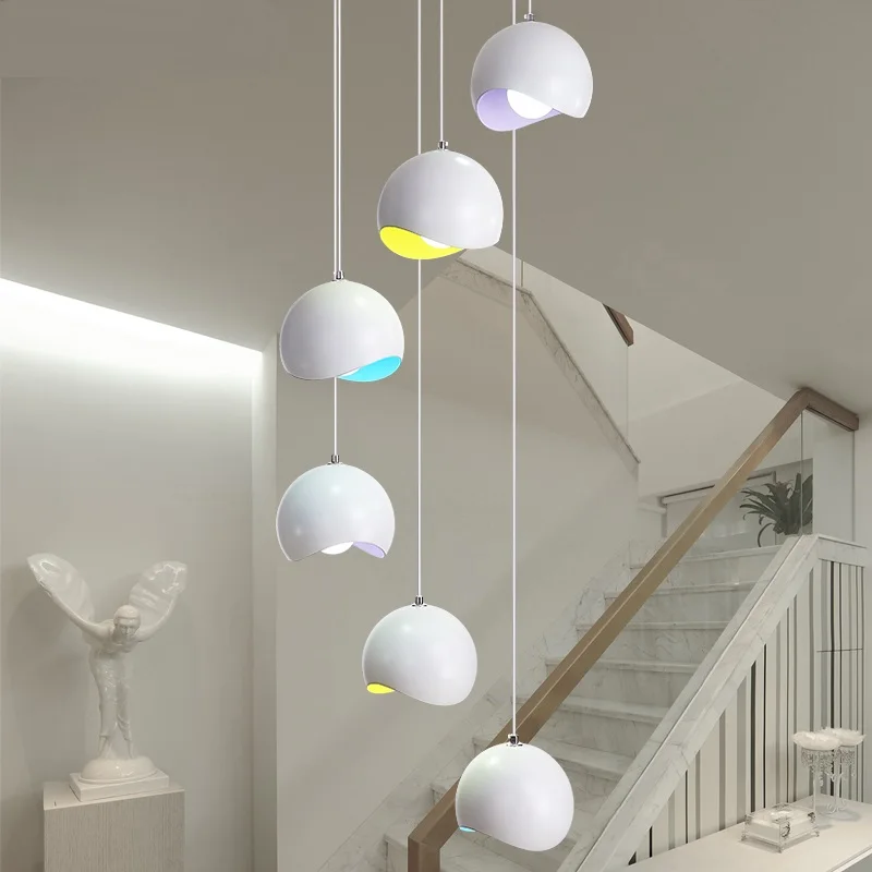 Stair lamp revolving staircase long creative personality double deck Hotel artistic living room villa Chandelier m
Stair lamp revolving staircase long creative personality double deck Hotel artistic living room villa Chandelier m