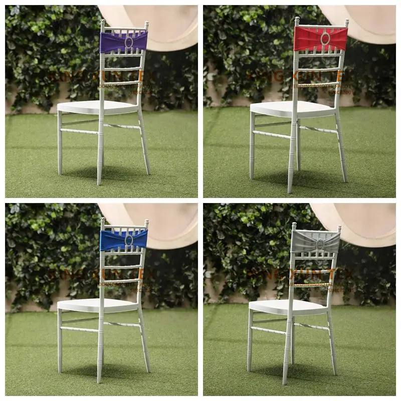 50pcs Stretch Spandex Chair Sash Lycra Band With Round Buckle Elastic Banquet Chair Bow Tie For Hotel Event Wedding Decoration
50pcs Stretch Spandex Chair Sash Lycra Band With Round Buckle Elastic Banquet Chair Bow Tie For Hotel Event Wedding Decoration