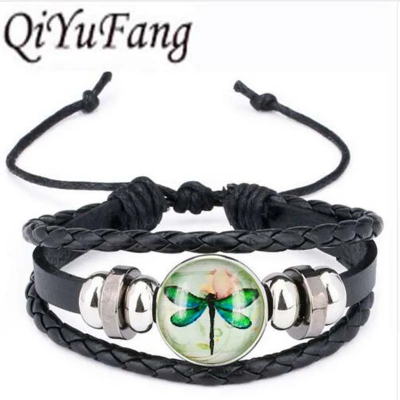 Qiyufang Dragonfly bracelet bangle black Color French Lever Back Glass Cabochon Copper bracelet bangle For Women Wholesale
Qiyufang Dragonfly bracelet bangle black Color French Lever Back Glass Cabochon Copper bracelet bangle For Women Wholesale