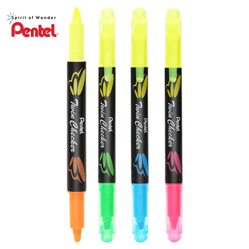 Pentel SLW8 Twin Checker fluorescent marker Pen Japan Blue/Red/Green/Pink Color for Choose
Pentel SLW8 Twin Checker fluorescent marker Pen Japan Blue/Red/Green/Pink Color for Choose