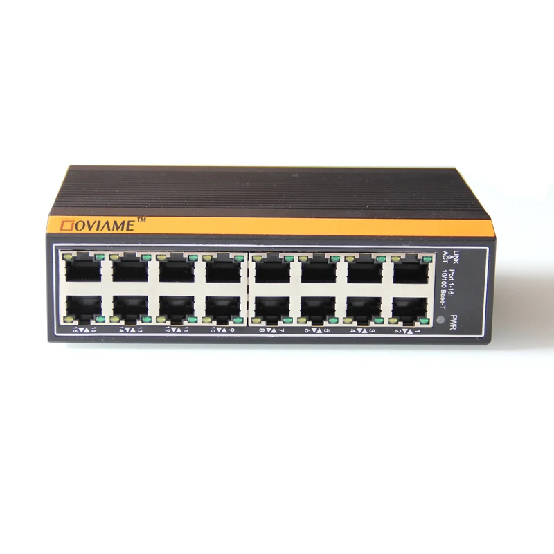 16 Ports Ethernet Switch DIN Rail Mounted Industrial RJ45 Connector,10/100Mbps Unmanaged Network Switch
16 Ports Ethernet Switch DIN Rail Mounted Industrial RJ45 Connector,10/100Mbps Unmanaged Network Switch