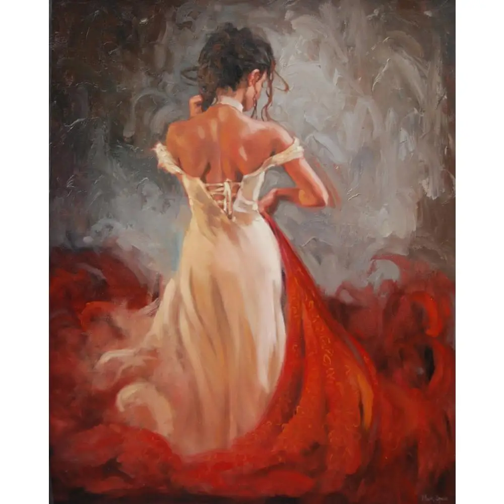 Hand Painted Oil Women Art Painting Night Tango Impressionist Ladies Canvas Artwork for Room Decor
Hand Painted Oil Women Art Painting Night Tango Impressionist Ladies Canvas Artwork for Room Decor