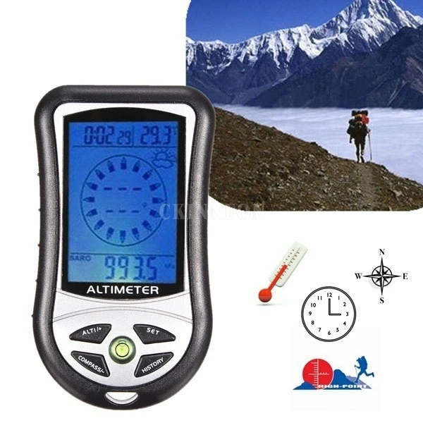50Pcs/Lot Digital 8 In 1 LCD Compass Barometer Altimeter Thermo Temperature Clock Calendar
50Pcs/Lot Digital 8 In 1 LCD Compass Barometer Altimeter Thermo Temperature Clock Calendar