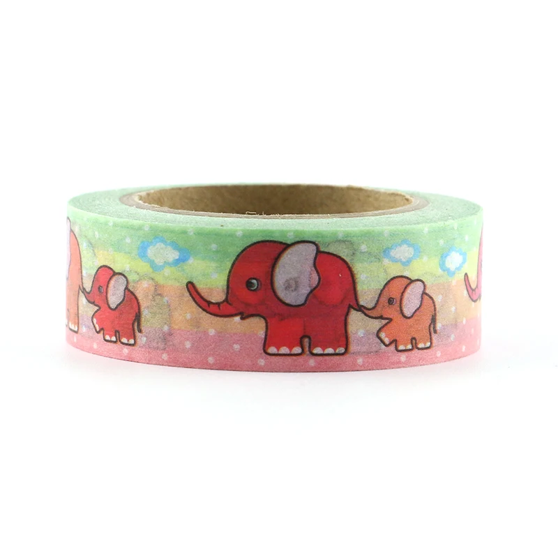 1pc cute elephant Decorative animal Washi Tapes Paper DIY Scrapbooking Adhesive Masking Tapes 10m School Office Supply
1pc cute elephant Decorative animal Washi Tapes Paper DIY Scrapbooking Adhesive Masking Tapes 10m School Office Supply