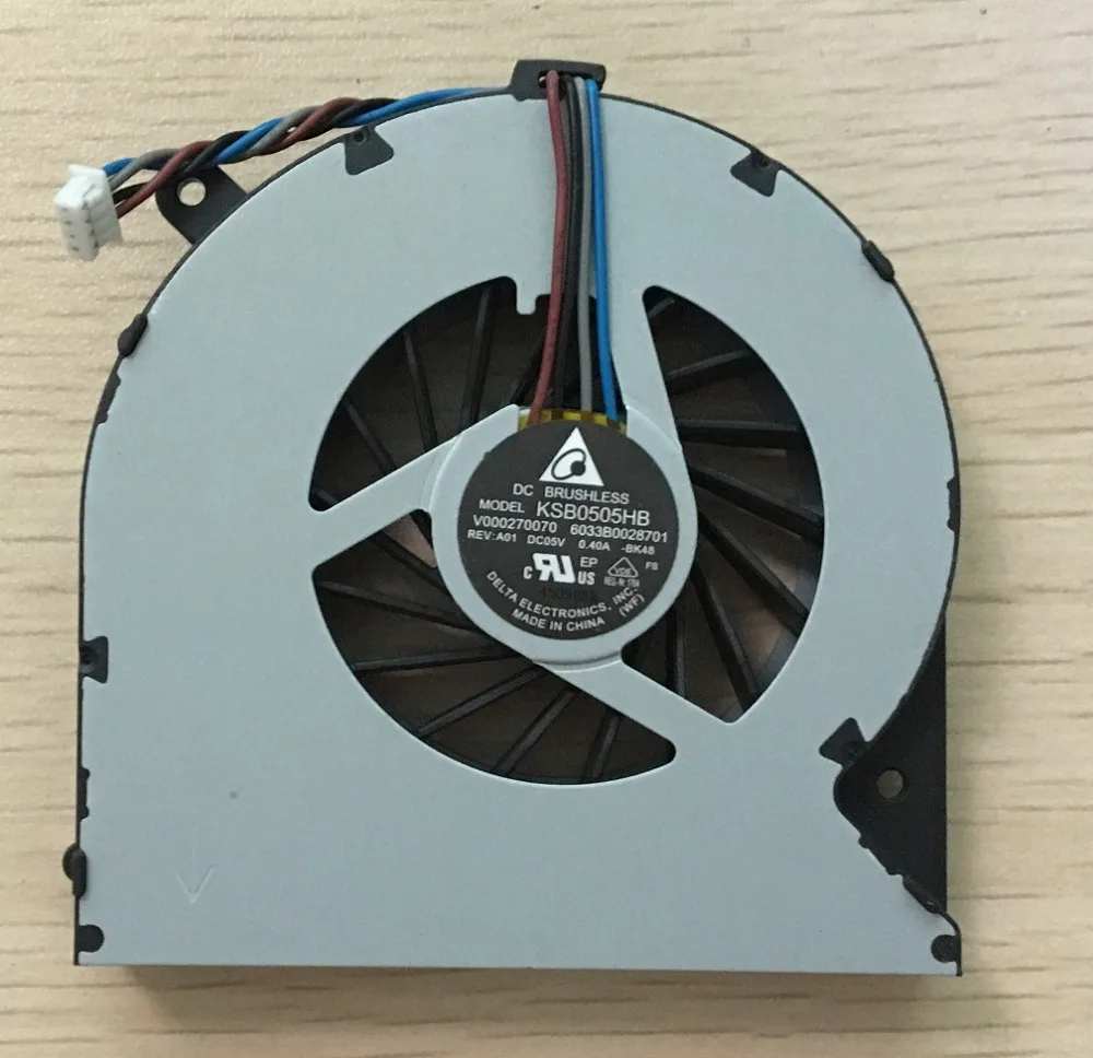 Новый вентилятор охлаждения процессора ноутбука SSEA для Toshiba C850 C855 C855D L850 L870 C870 C875 L850D L870D KSB0505HB BK48 V000270990
Новый вентилятор охлаждения процессора ноутбука SSEA для Toshiba C850 C855 C855D L850 L870 C870 C875 L850D L870D KSB0505HB BK48 V000270990