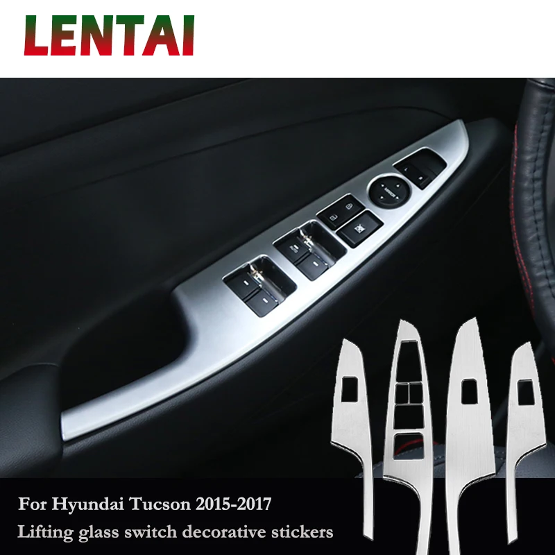 LENTAI 4x Car ABS Interior Door Handle Window Lifter Botton Switch Frame Stickers For Hyundai Tucson 2015 2016 2017 Accessories
LENTAI 4x Car ABS Interior Door Handle Window Lifter Botton Switch Frame Stickers For Hyundai Tucson 2015 2016 2017 Accessories