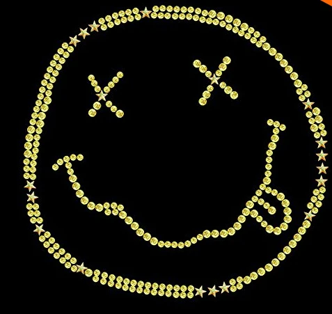 2pc/lot Smiley Rock Band Hot Fix Iron on Rhinestone Transfer Applique Motif iron rhinestone transfer designs for shirt
2pc/lot Smiley Rock Band Hot Fix Iron on Rhinestone Transfer Applique Motif iron rhinestone transfer designs for shirt