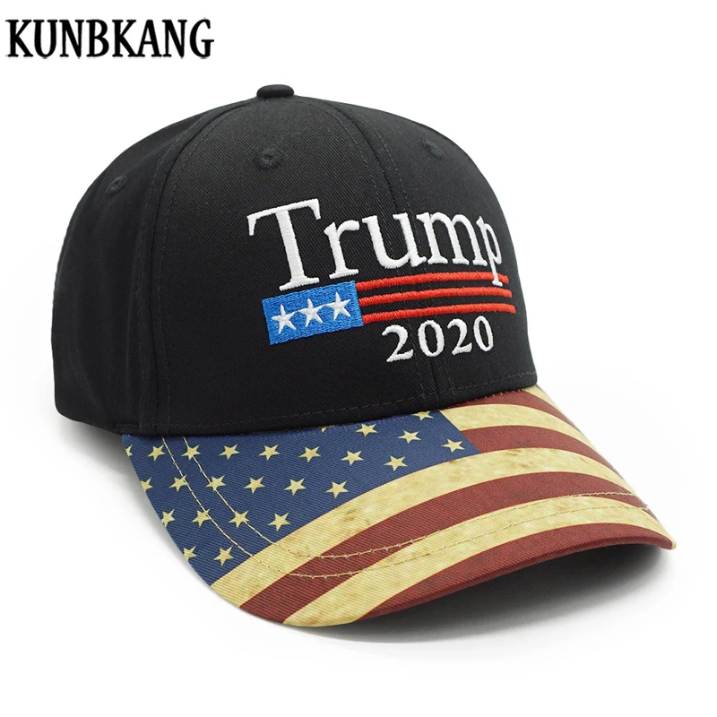 Новинка винтажная шапка Трампа 2020 бейсболка с американским флагом для мужчин и