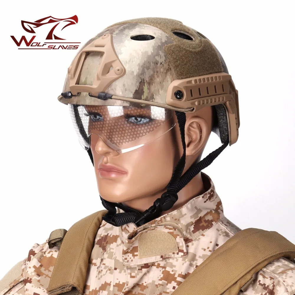 Hot! FAST Cycing Capacete PJ Type AND with Protective Goggle helmets Military Airsoft helmet free shipping
Hot! FAST Cycing Capacete PJ Type AND with Protective Goggle helmets Military Airsoft helmet free shipping