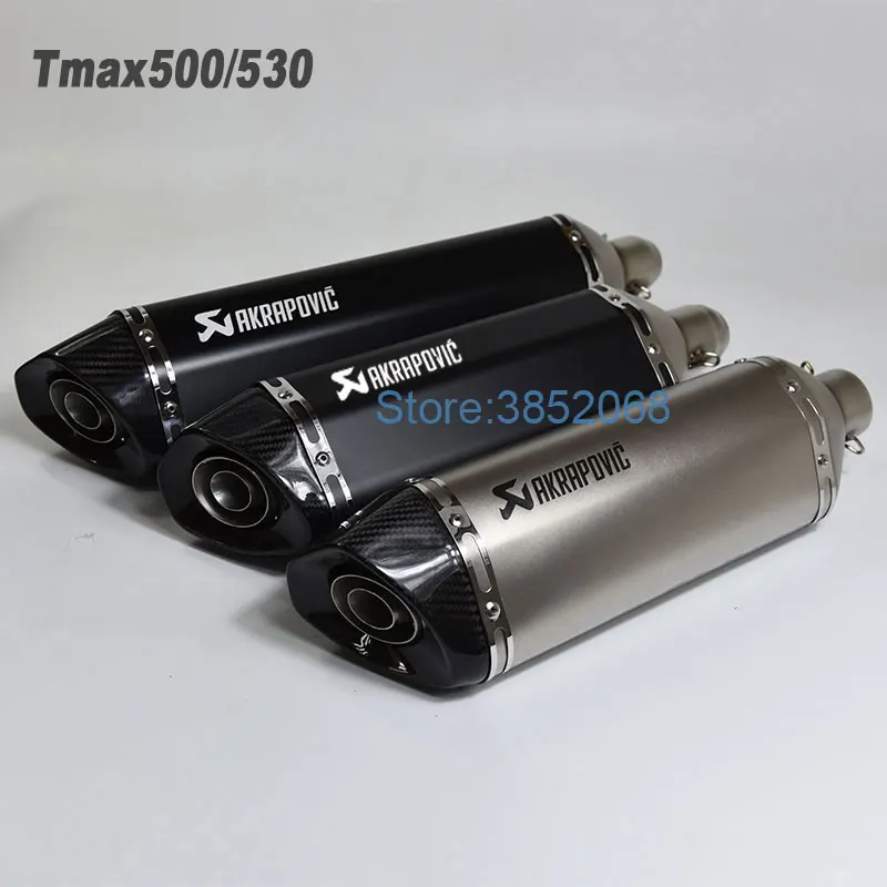 51 мм Лазерная Марка akrapovic выхлопной Мотоцикл Скутер Exhuast глушитель мотоцикл