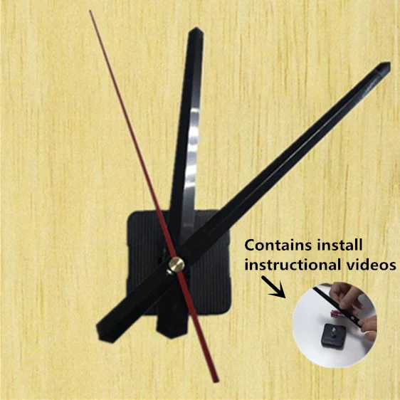 High-quality Silent Wall Clock Mechanism Quartz Clock Movement pointer Mute Dedicated Long Thread Axis Length 28mm with hooks
High-quality Silent Wall Clock Mechanism Quartz Clock Movement pointer Mute Dedicated Long Thread Axis Length 28mm with hooks
