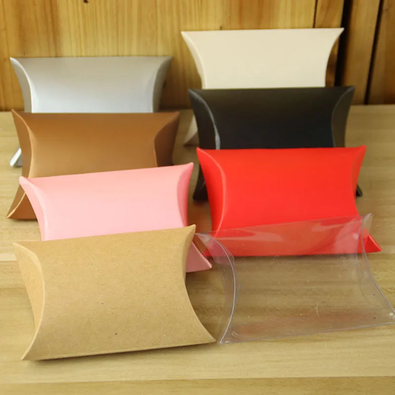 100pcs/lot JUMI Kraft Pillow Shape Wedding Favor Gift Box Pillow Wedding Party Favor Paper Gift Box Candy Boxes Supply
100pcs/lot JUMI Kraft Pillow Shape Wedding Favor Gift Box Pillow Wedding Party Favor Paper Gift Box Candy Boxes Supply